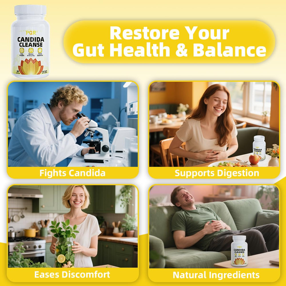 Digestive health illustration representing gut balance