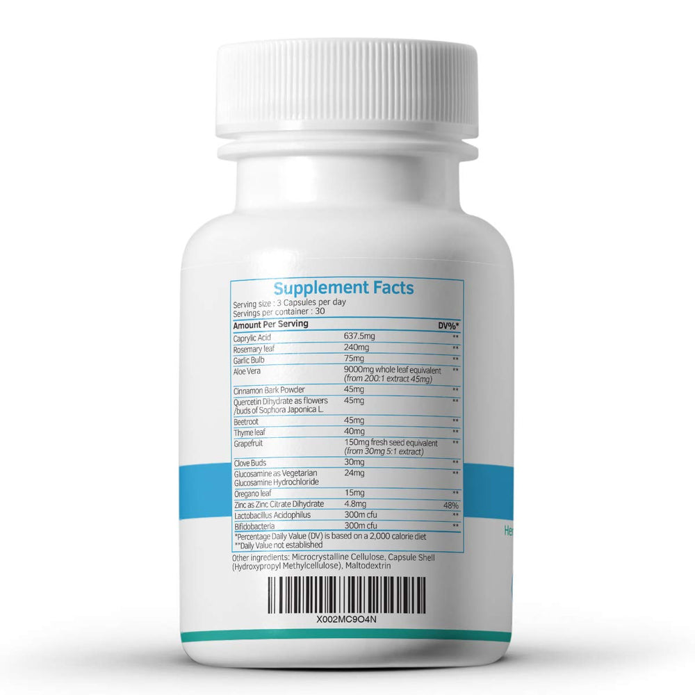 Close-up of CanDefence capsules