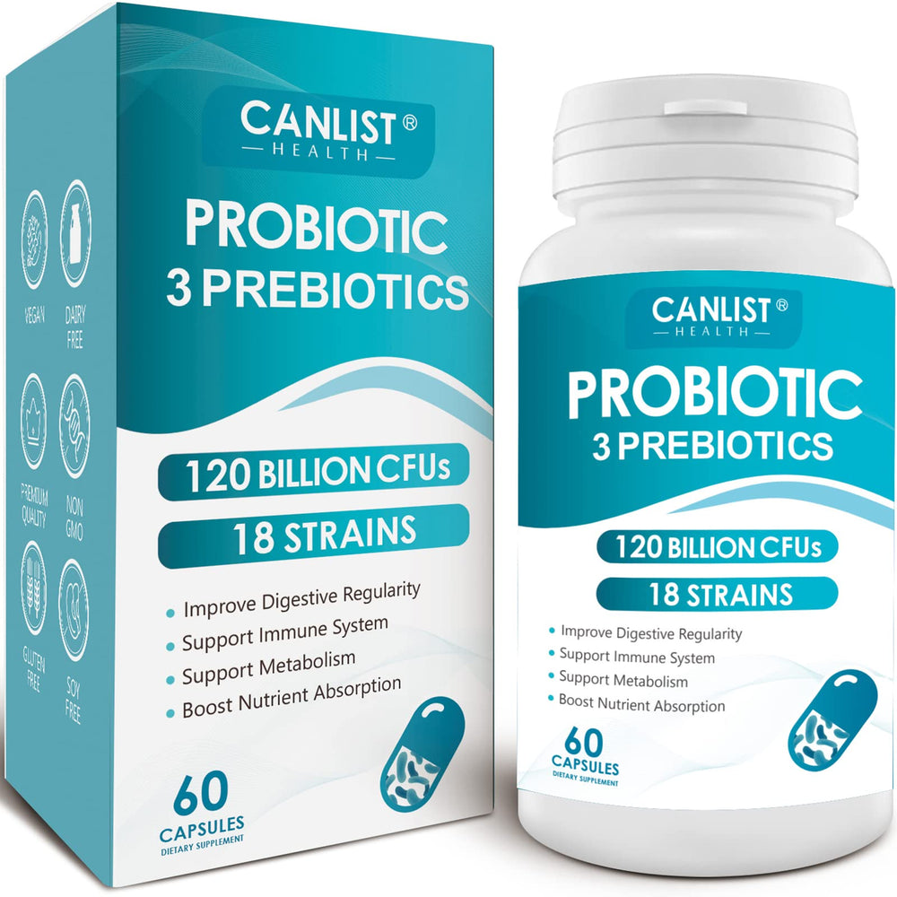 CANLIST Probiotics 120B CFUs 18 strains hero image