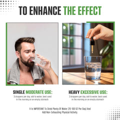 5-day detox plan graphic with Cannafield Detox Drops