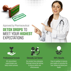 Packaging and bottle of CANNA FIELD Detox Drops