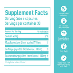 60 capsules of Bone & Joint Peptide Complex