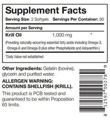 2-pack Captains krill oil softgels packaging