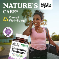 Ingredients panel showing caralluma fimbriata extract capsules