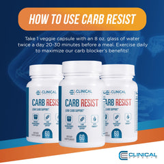 User taking Carb Resist capsules before a meal