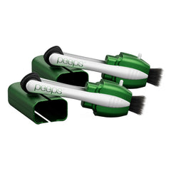 CarbonKlean Peeps Glasses Cleaner bottle with soft touch green finish
