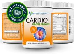 Cardio Heart Health Powder packaging indicating made in USA