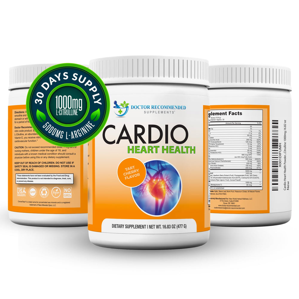 Tart Cherry flavor Cardio Heart Health Powder bottle