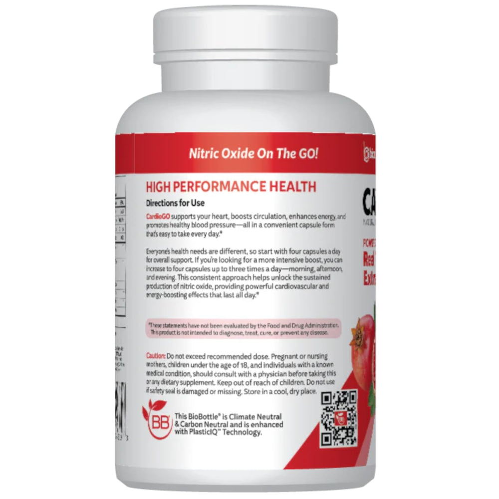 Natural ingredients used in CardioGO Heart Health Capsules