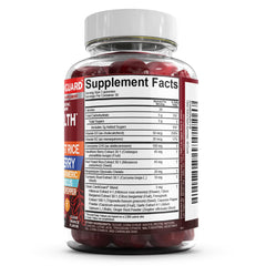 Red yeast rice and CoQ10 gummy with minerals