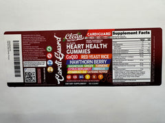 Orange-flavored CardiGuard CoQ10 Gummies on a clean background