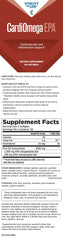 CardiOmega EPA bottle label showing omega-3 content