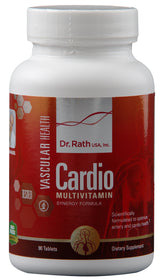 Bottle of Cardiovascular Health Dr. Rath 90 Tabs dietary supplement