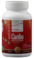 Bottle of Cardiovascular Health Dr. Rath 90 Tabs dietary supplement