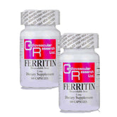Cardiovascular Research Ferritin bottle label