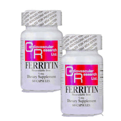 Cardiovascular Research Ferritin bottle label