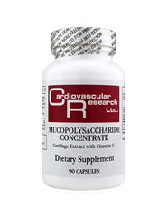 Cardiovascular Research Mucopolysaccharide Concentrate bottle; white label; 90 capsules