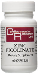 Cardiovascular Research Zinc Picolinate Capsules bottle 60-count