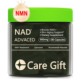 Care Gift NAD supplement bottle with 80 capsules