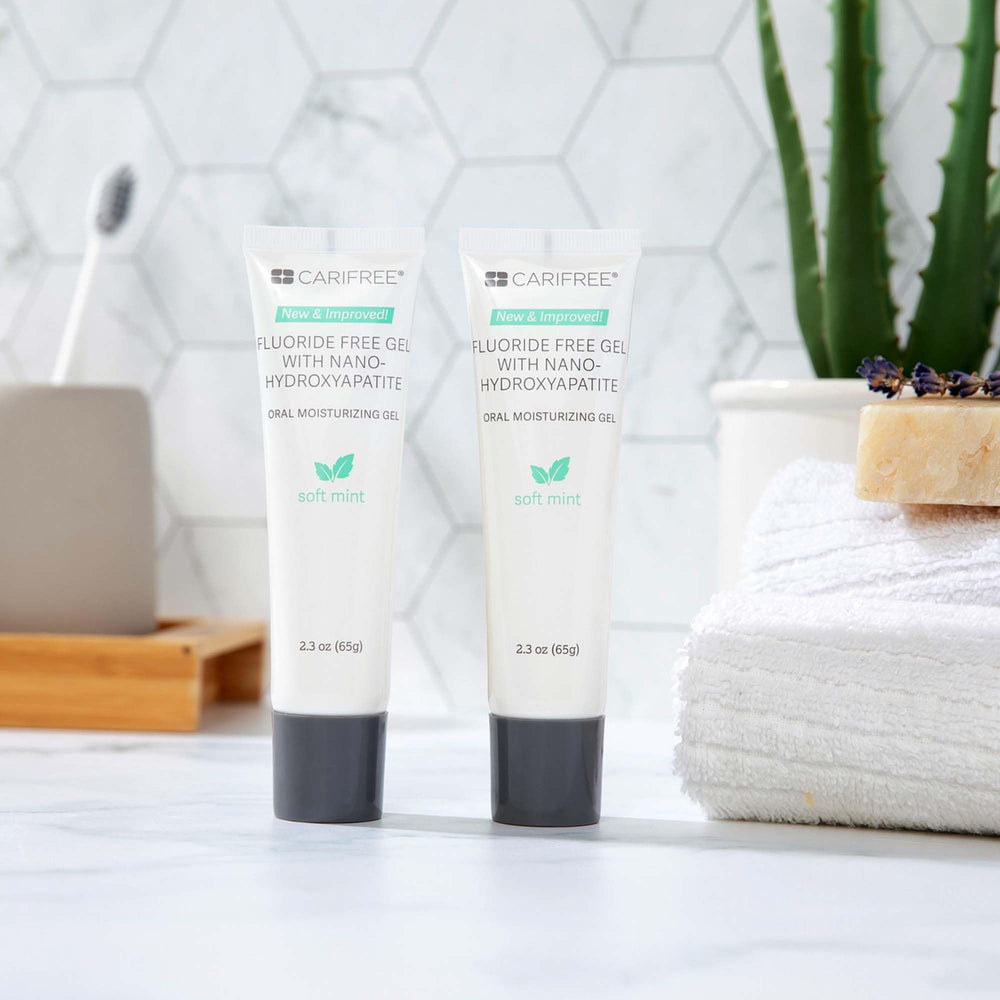 Patented pH+ technology diagram for neutral mouth pH