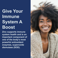 Zinc softgel and ingredients focus