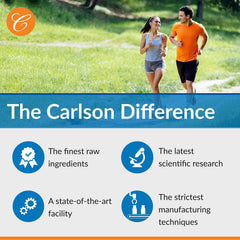Carlson Cal-600 softgel pills ready for daily calcium intake