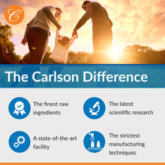 Carlson Co-Q10 100mg-ingredient image emphasizes potency and natural formulation.