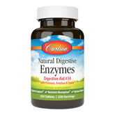 Carlson Natural Digestive Enzymes bottle and label
