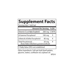 Carlson E-Gems Elite Vitamin E 400 IU bottle with label