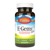 Carlson E-Gems Elite Vitamin E 400 IU bottle - front view