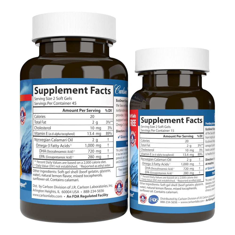 Sustainably sourced calamari Omega-3 ingredients