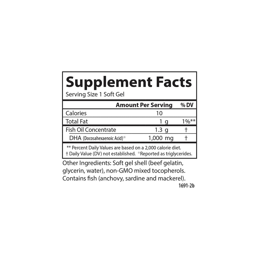 Graphic indicating wild-caught and sustainably sourced omega-3s