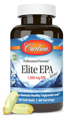 Carlson Elite EPA Gems bottle with 60 softgels