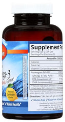 Vitamin E 100 IU per softgel on the label