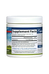 Pouring Carlson L-Glutamine powder into a scoop