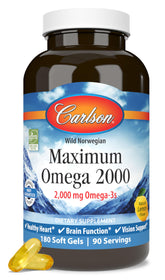 Carlson Maximum Omega 2000 bottle front view