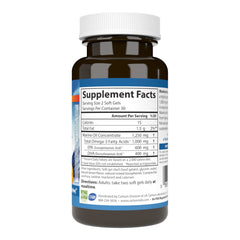 Close-up of Carlson Maximum Omega Minis 1000 mg omega-3 mini softgels