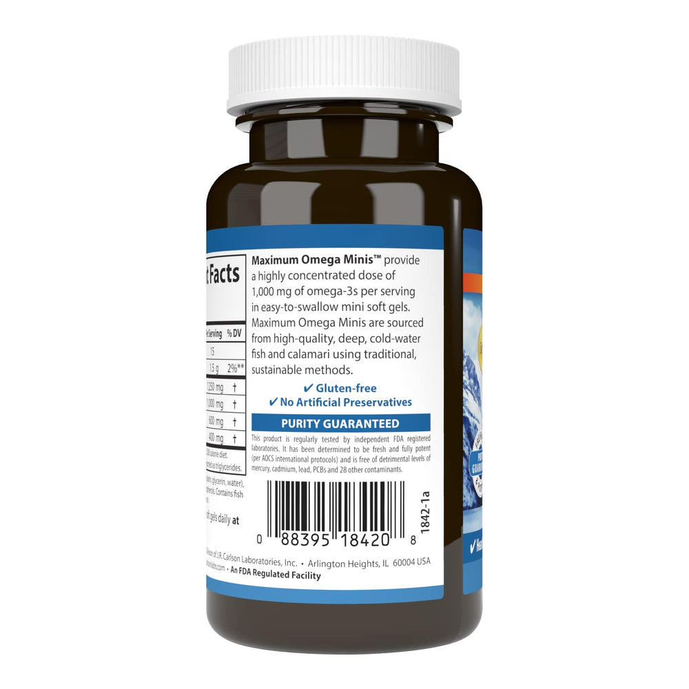 Graphic showing heart and brain support from omega-3s