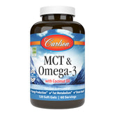 Carlson MCT & Omega-3 Coconut Oil bottle label