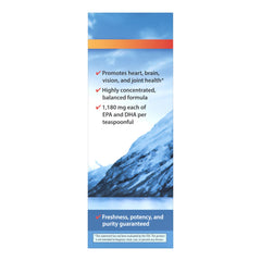 Carlson Med Omega Lemon-Lime ingredients — sustainably sourced omega-3s.