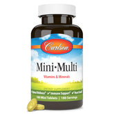 Carlson Mini-Multi bottle containing 180 mini tablets