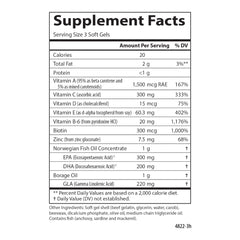 Carlson Moistur-eyes dosing tip card included with bottle.
