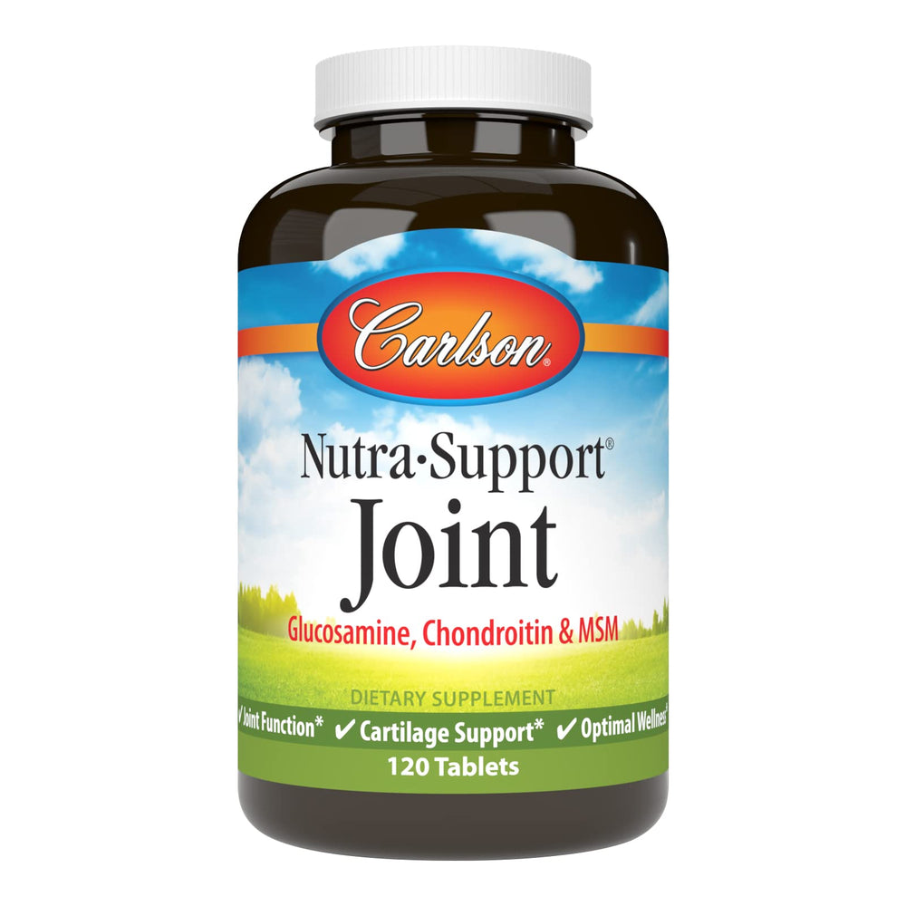 Carlson Nutra-Support bottle with 120 tablets
