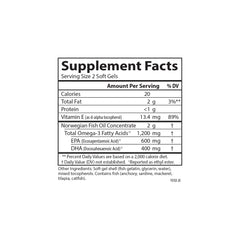 Sustainably sourced omega-3 ingredients used in Carlson Gems