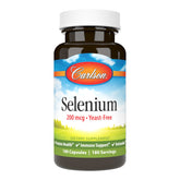 Carlson Selenium 200 mcg Yeast-Free bottle label