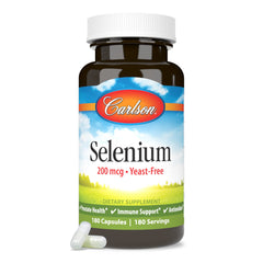 Lifestyle image showing health support with selenium supplement