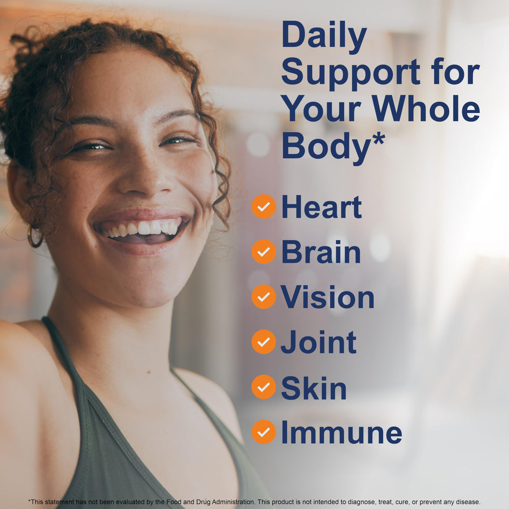 Wild-caught, sustainably sourced fish oil softgels