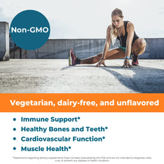 Nutritional facts and ingredients panel on D3 bottle