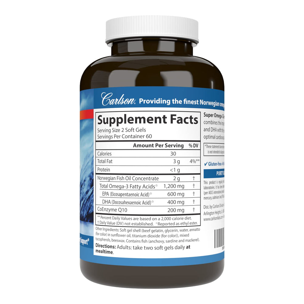 Close-up of omega-3 softgels