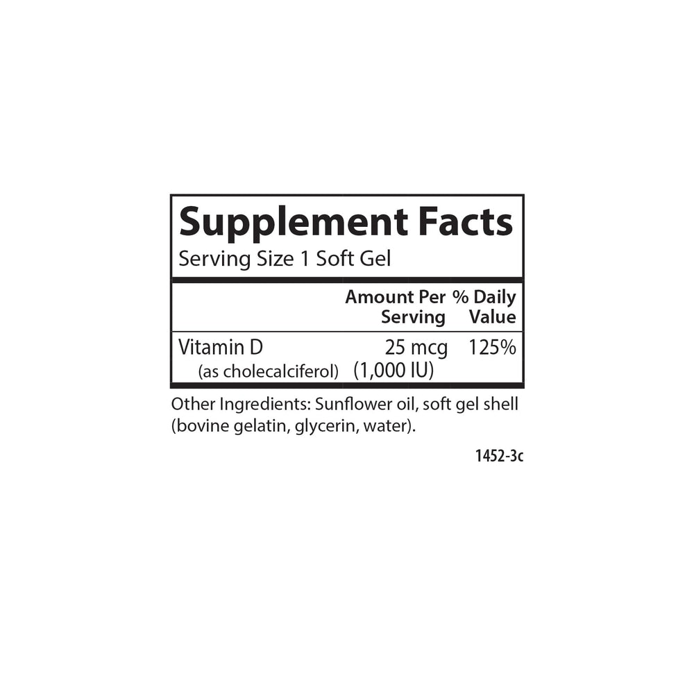 Carlson Vitamin D3 bottle and packaging